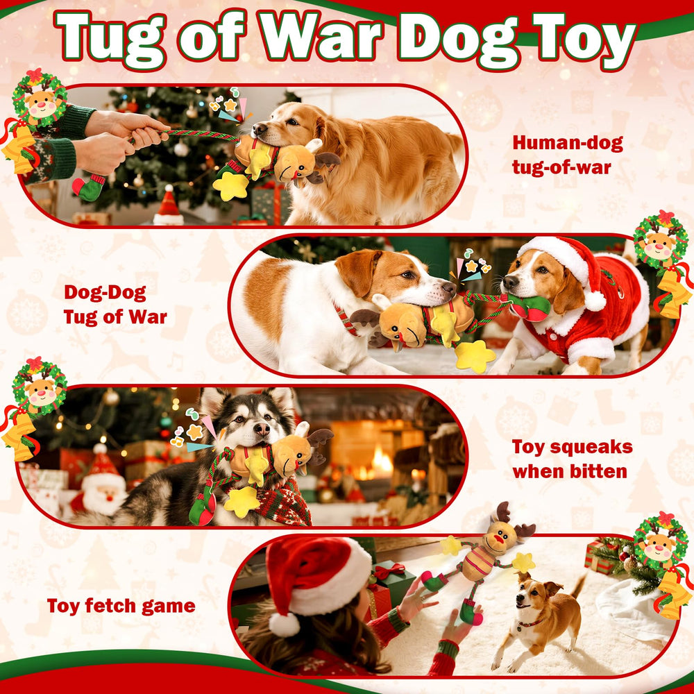Fuufome indoor dog toy for fetch and tug, ideal on cold days