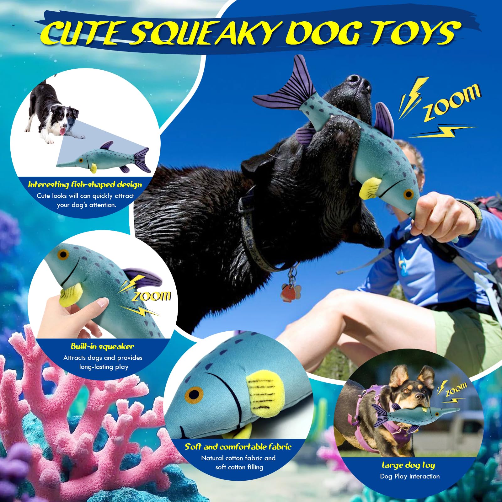 Fuufome plush toy with cotton stuffing offers comforting chew and soothing snuggles