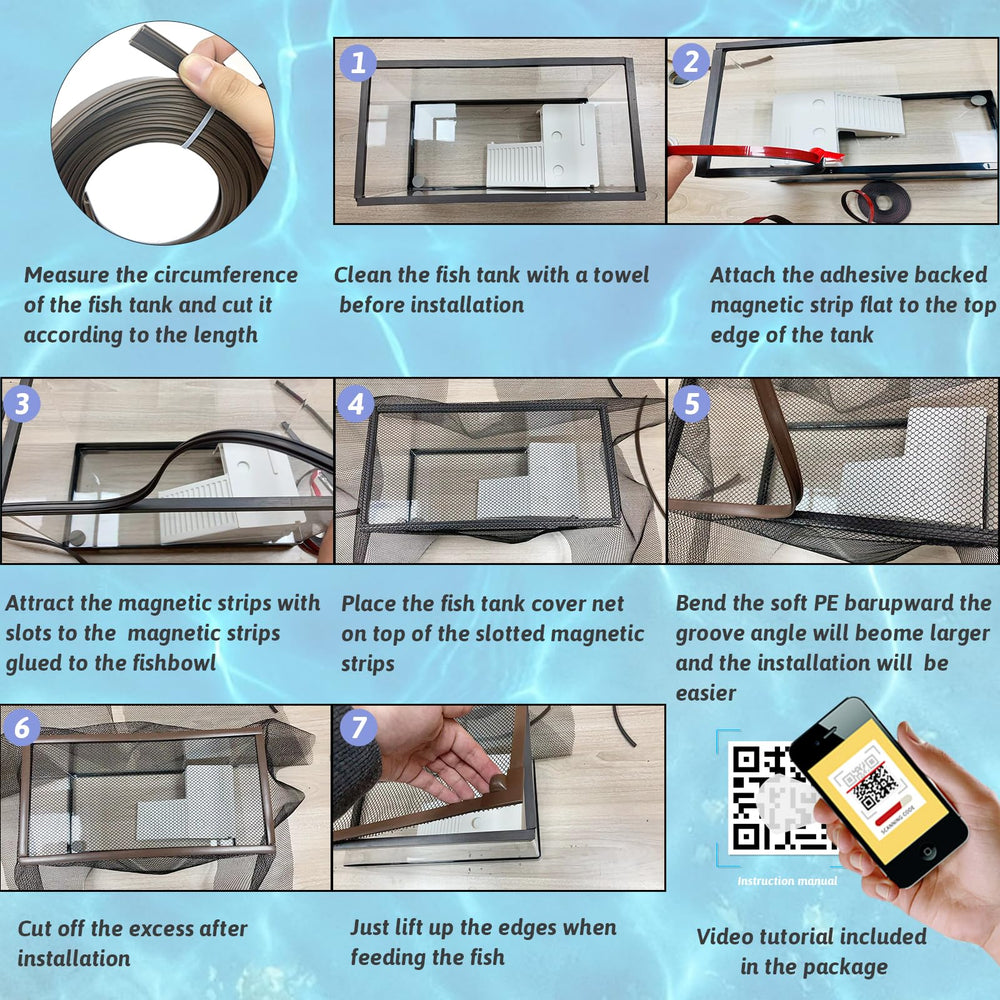 FUYITE magnetic strips close-up shows durable PVC for long-lasting use.