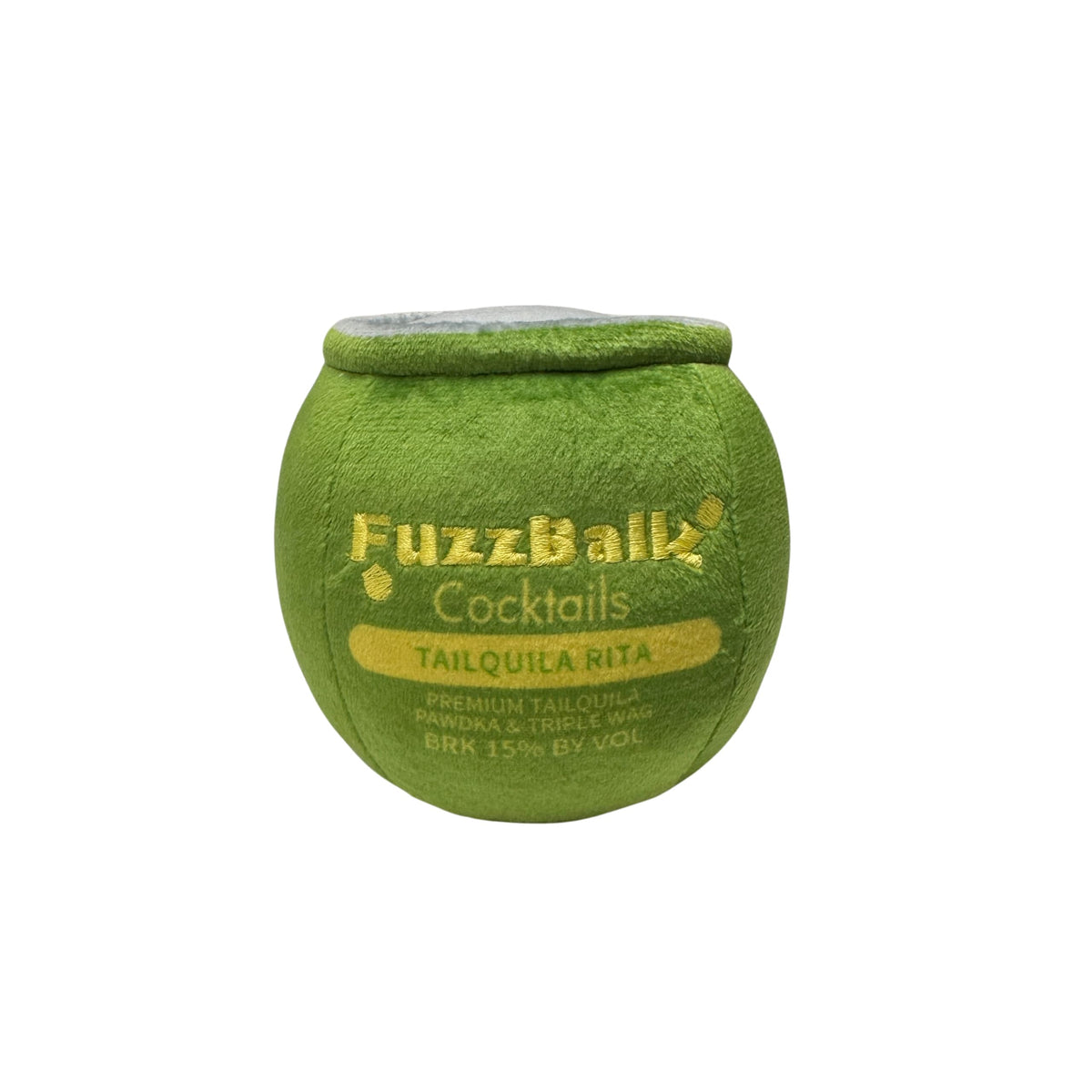 Fuzz Ballz Cocktails plush toy, round shooter shape, for celebrations and photo moments