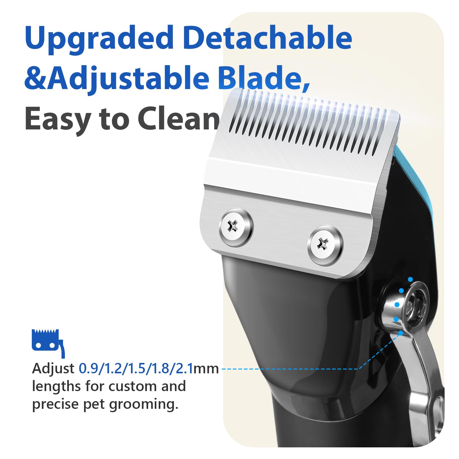 FuzzyFix blades 33-teeth feature sharp performance for safe precision trimming.
