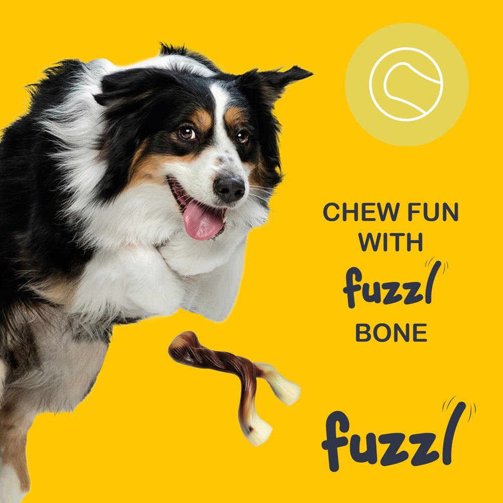 Fuzzl aggressive-chewer dog toy pack provides variety and extended play