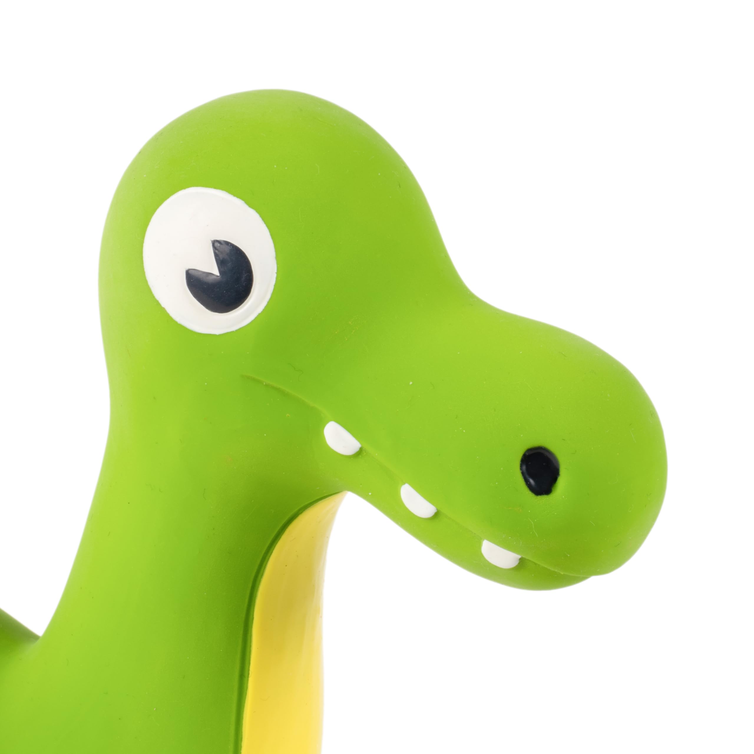 Fuzzl Rexy chew-action toy encourages chewing and teething-friendly fun.