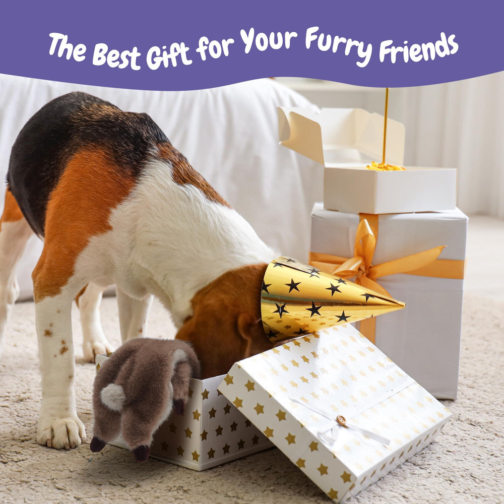 Fuzzwoof No-Stuffing Bunny Toy washed-ready, machine-washable plush for easy cleanup.