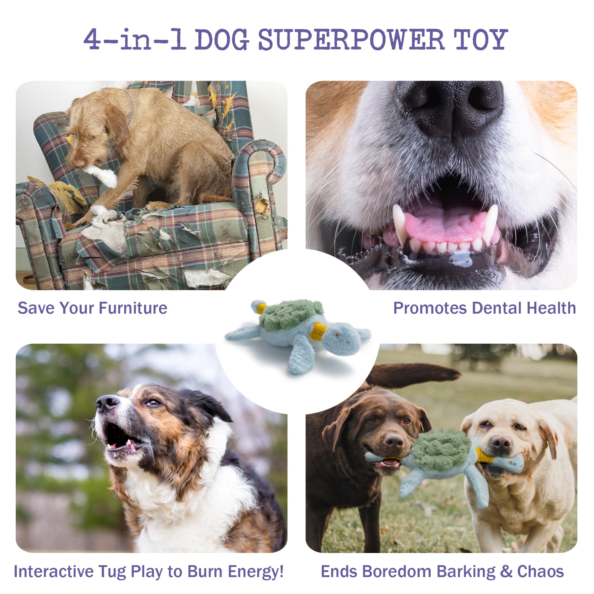 Fuzzwoof Turtle Interactive training toy encourages structured play and focus during routines