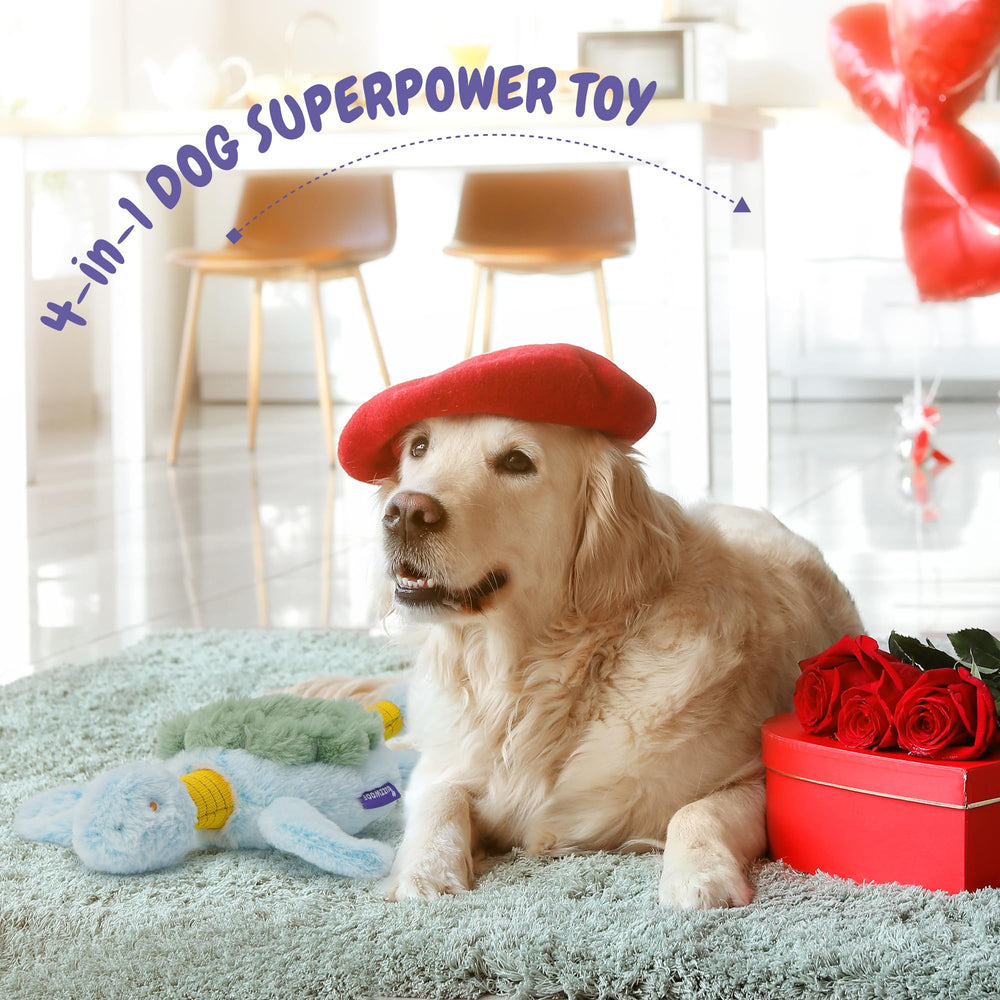 Fuzzwoof Turtle Non-toxic materials offer safe, durable entertainment for dogs