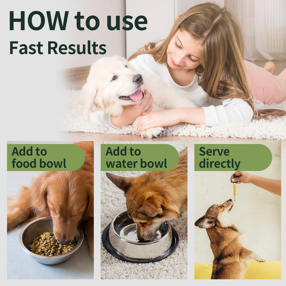 Fuzzycare hemp oil 2-pack shows daily dosing for pets