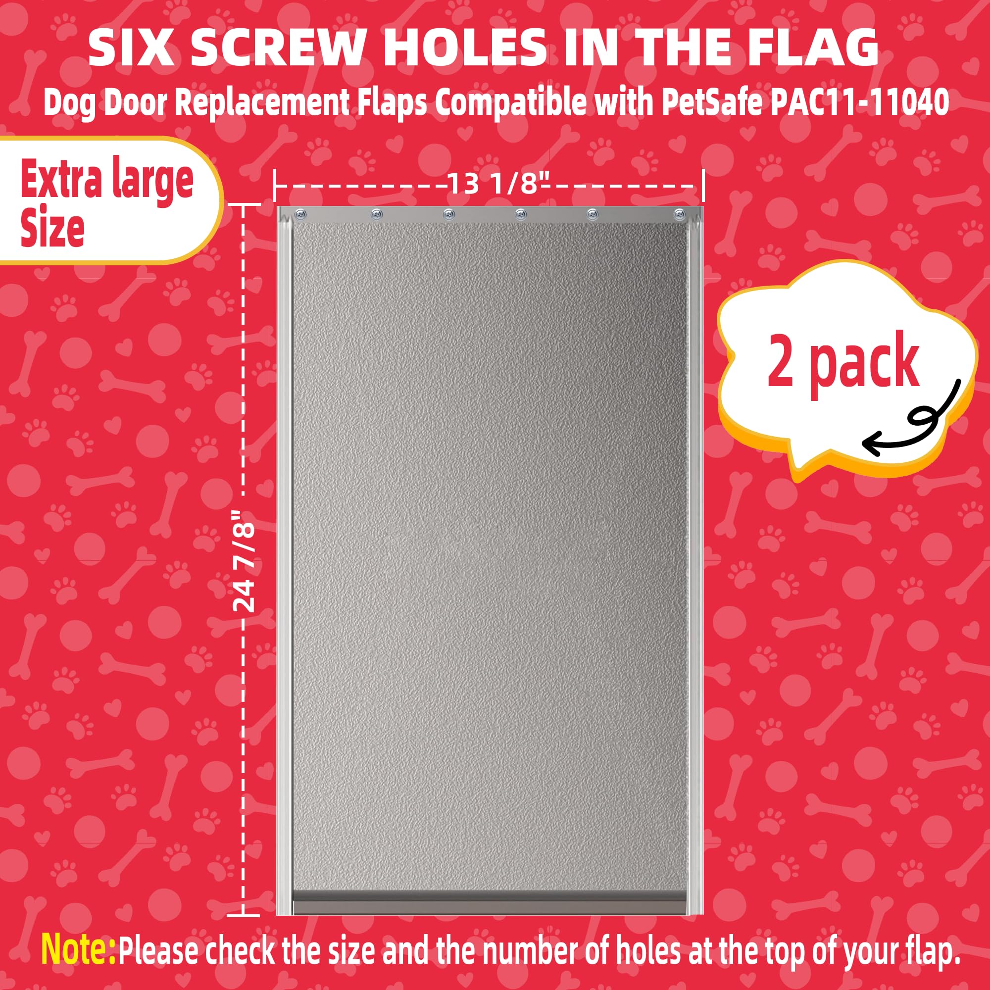 Fuzzycare dog door flap weatherproof material provides durable protection during seasonal weather.