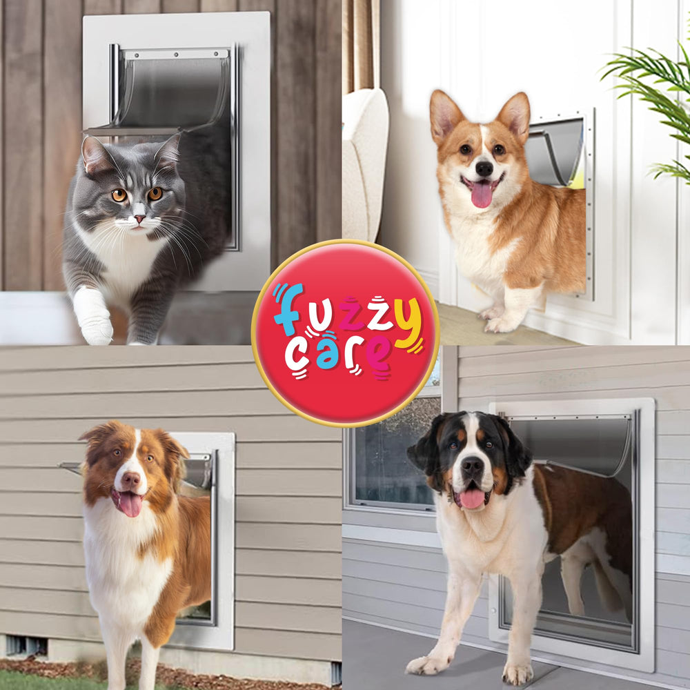Fuzzycare extra-large flap fits roomy PetSafe doors for larger breeds.