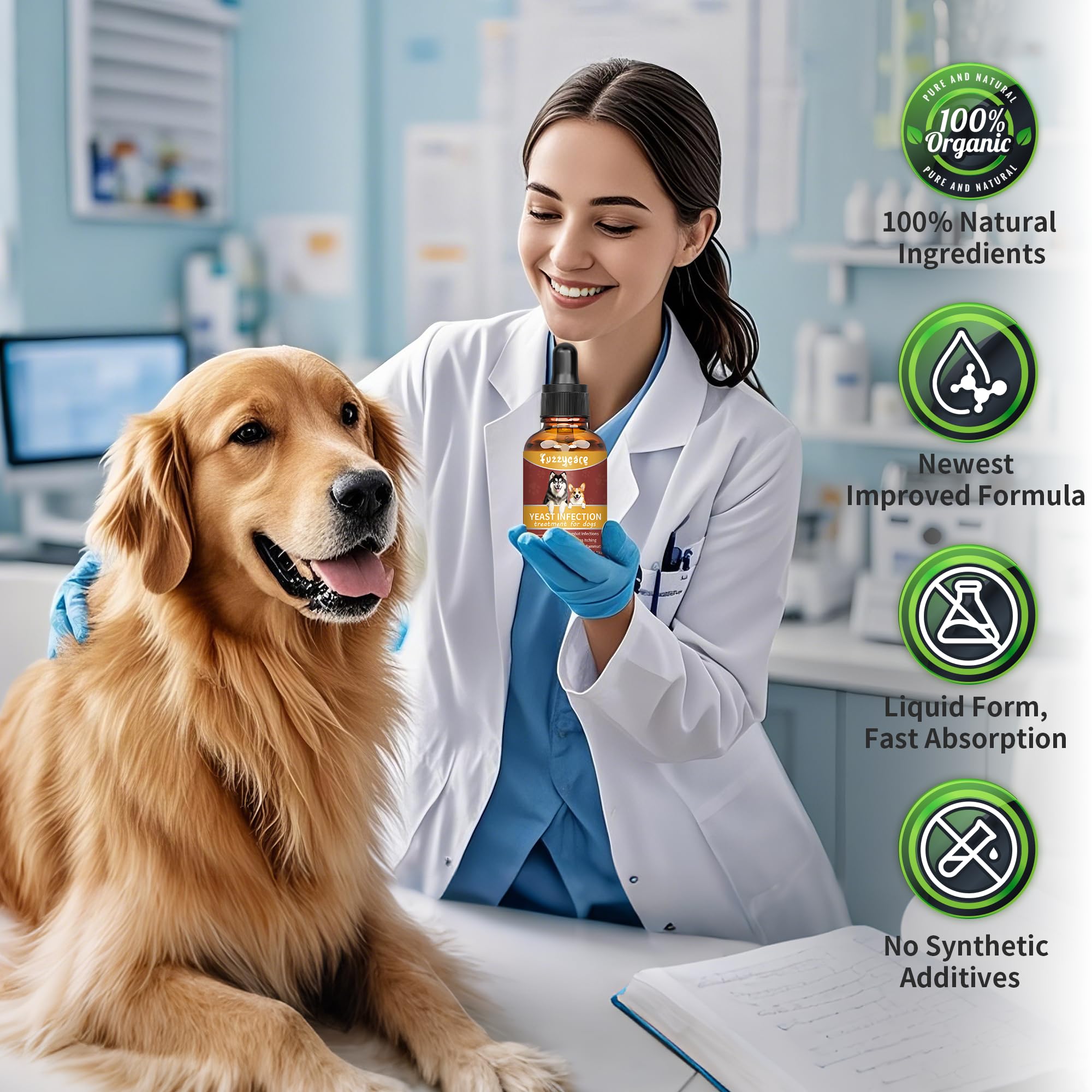 Fuzzycare 2-pack packaging shows value and satisfaction promise.