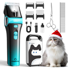 FuzzyFix cat clippers with 5-in-1 blade for precise grooming