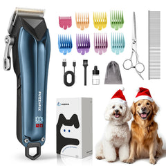FuzzyFix dog clippers with detachable blade for easy cleaning and at-home grooming.