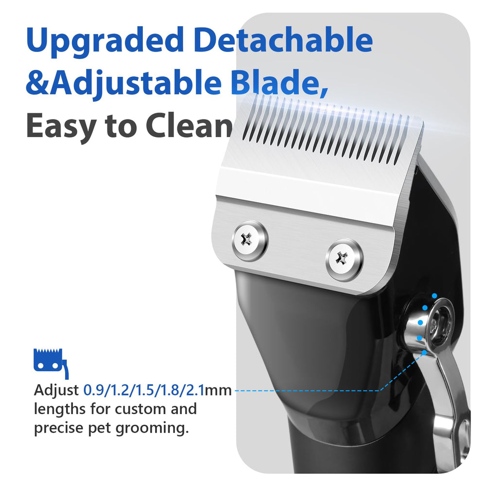 FuzzyFix dog grooming kit precision-trim clippers for ears and paws