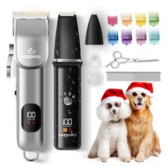 FuzzyFix dog grooming kit full setup for convenient home grooming