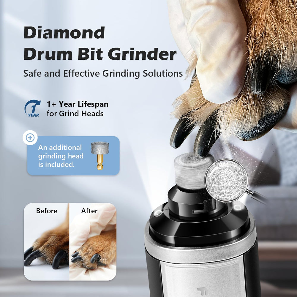 FuzzyFix grinder LCD display shows speed and battery so you know when to recharge.