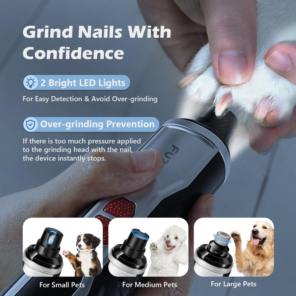 Replaceable grinding head on FuzzyFix grinder maintains consistent performance over time.