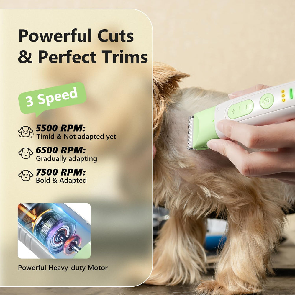 FuzzyFix grooming kit detachable heads easy-clean design for quick maintenance