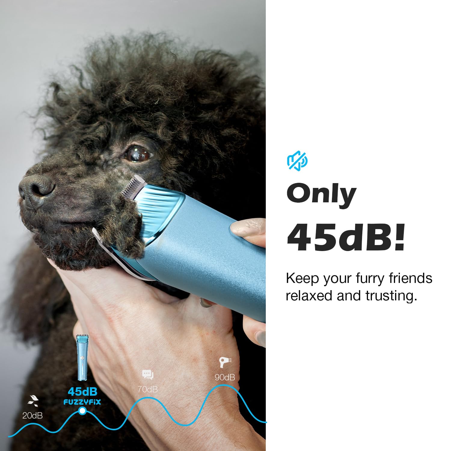 FuzzyFix Nova eight guide combs for precise length options.