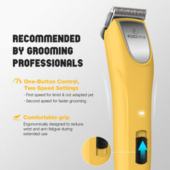 FuzzyFix durable stainless steel blades are removable for easy cleaning.