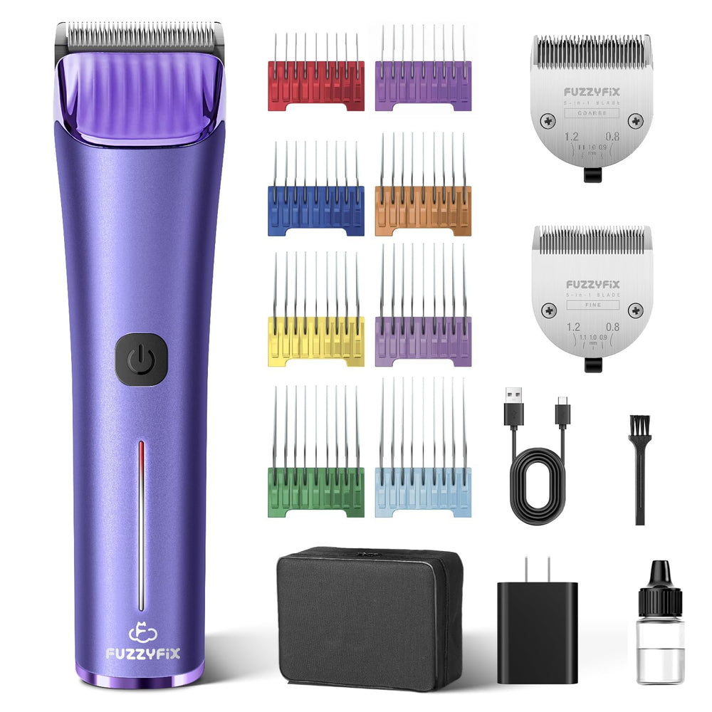 FuzzyFix storage case and accessories organize grooming tools