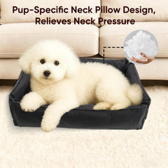 FuzzyTrek orthopedic PP cotton-dog-bed highlights spine support and comfort