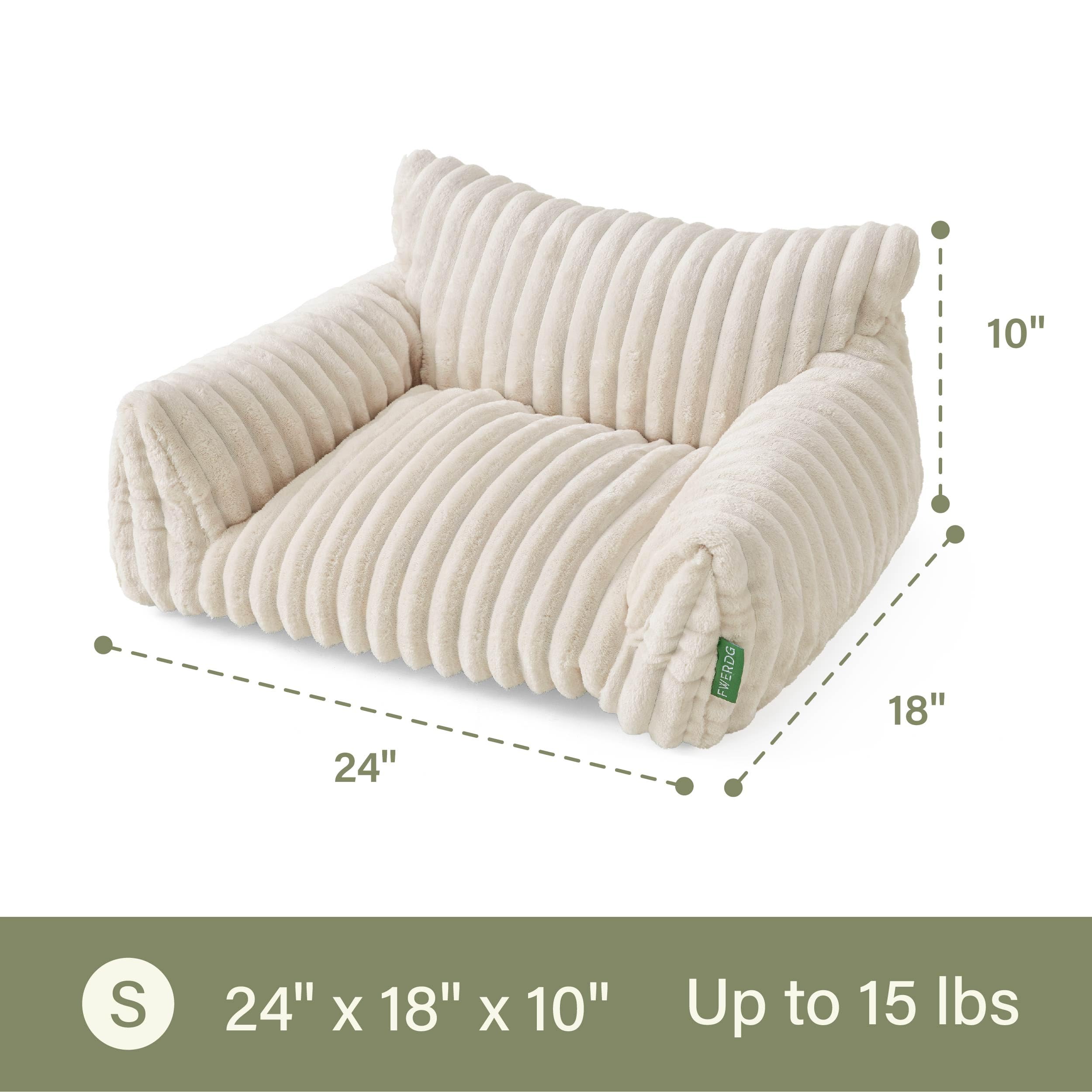 FWERDG Cute Couch Bed 24x18x10 dimensions suitable for small pets