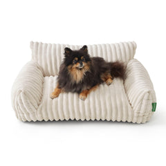 FWERDG Cute Couch Bed front view showing cozy pet resting for a nap