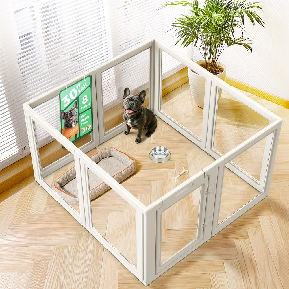 FXW AuraSpace inner divider two-zone setup for flexible dog play.