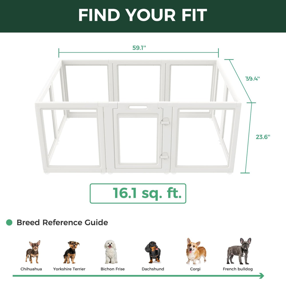 FXW AuraSpace 10-panel layout allows flexible configuration for small spaces.