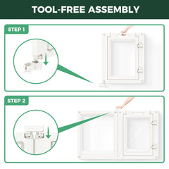 FXW AuraSpace transparent panels provide a clear view to ease anxiety during play.