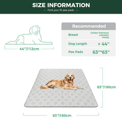 FXW dog pad highlighting waterproof TPU layer that protects floors