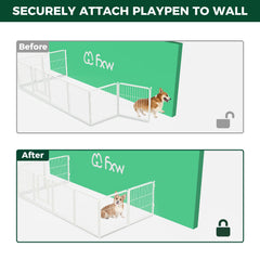 FXW Fence-to-Wall Anchor expands play area by anchoring against walls.