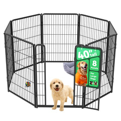 FXW HomePlus Unleashed front view showcases wide 8-panel design for safe indoor play.