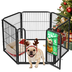 FXW Homeplus Unleashed panel-open for quick setup and breathable space for dogs