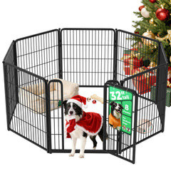 FXW Homeplus Unleashed front view shows sturdy eight-panel playpen for safe containment.