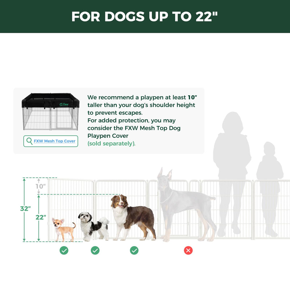 FXW Homeplus Unleashed semi-open design highlights flexible layout for growing dogs and varied spaces.