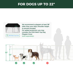 FXW Homeplus Unleashed semi-open design highlights flexible layout for growing dogs and varied spaces.