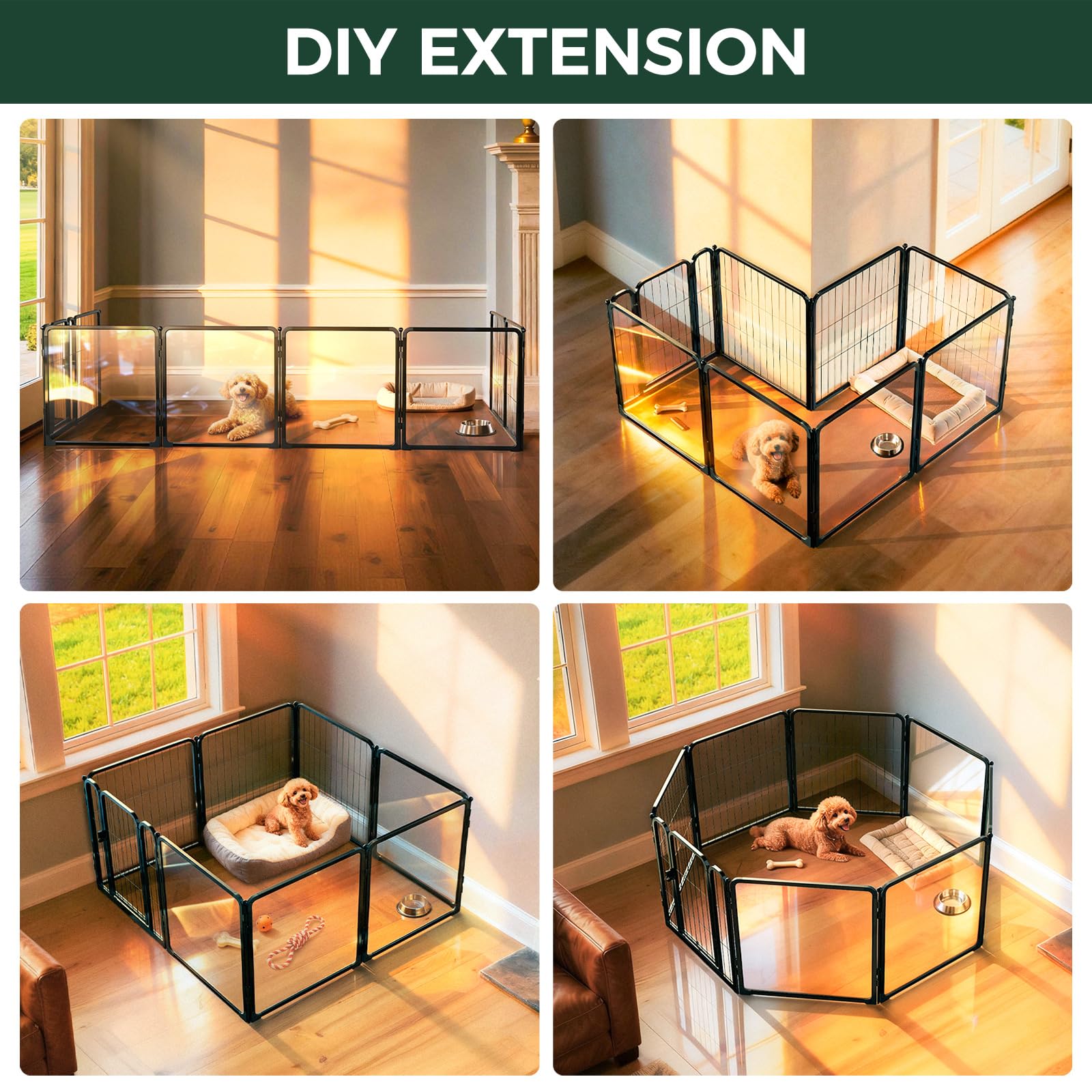 FXW Pawadise tool-free assembly image highlights easy setup and quick cleaning.