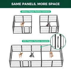 FXW Playpen Connector three-panel-link highlights expanded play area options.