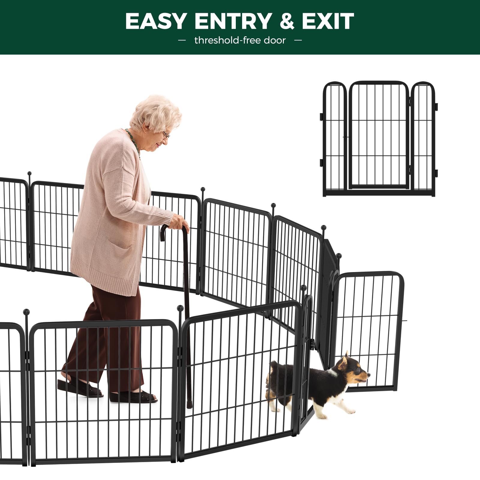 FXW Rollick yard playpen setup highlights durable panels for outdoor use.