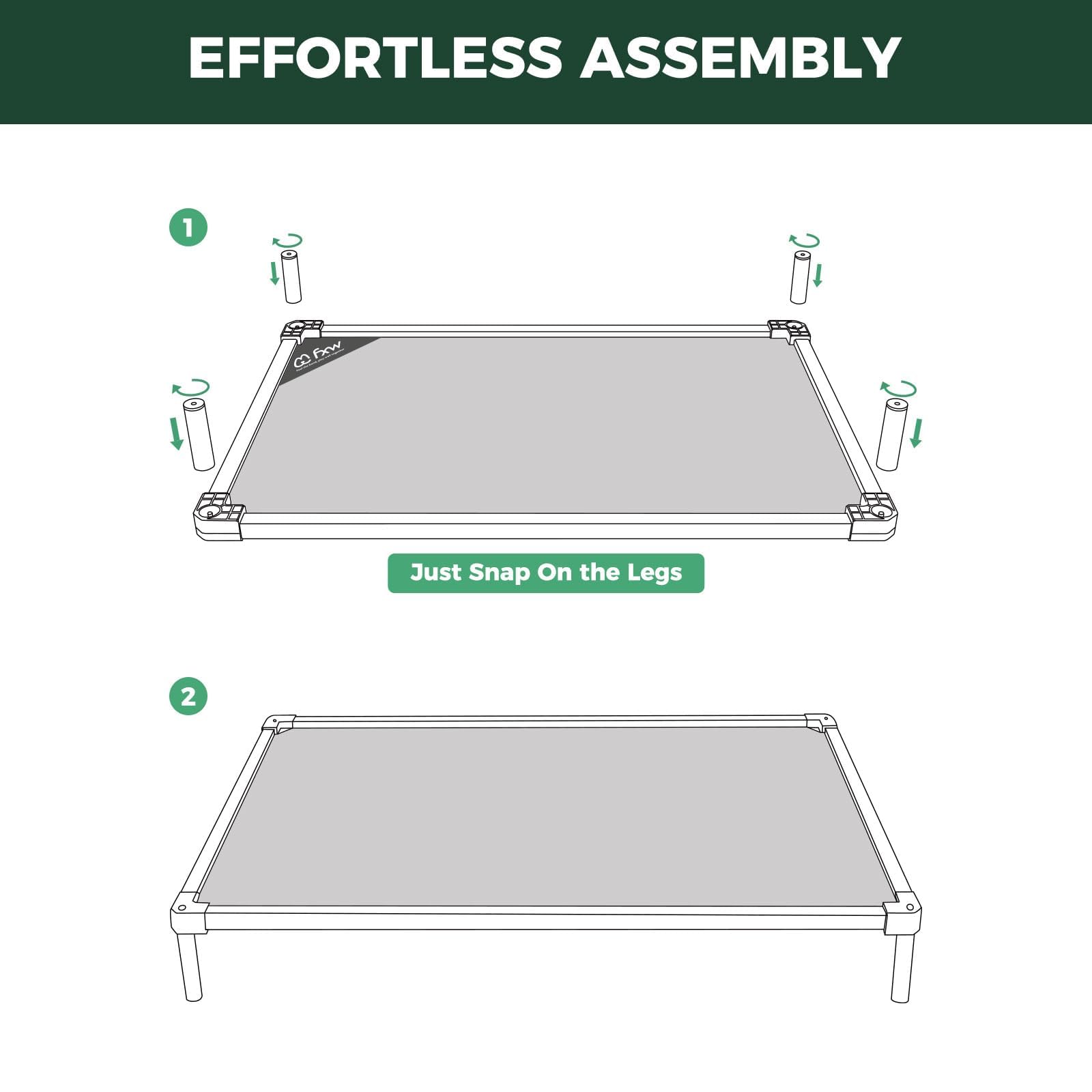 FXW TitanNest easy-clean mesh surface for quick cleanup after outdoor use.