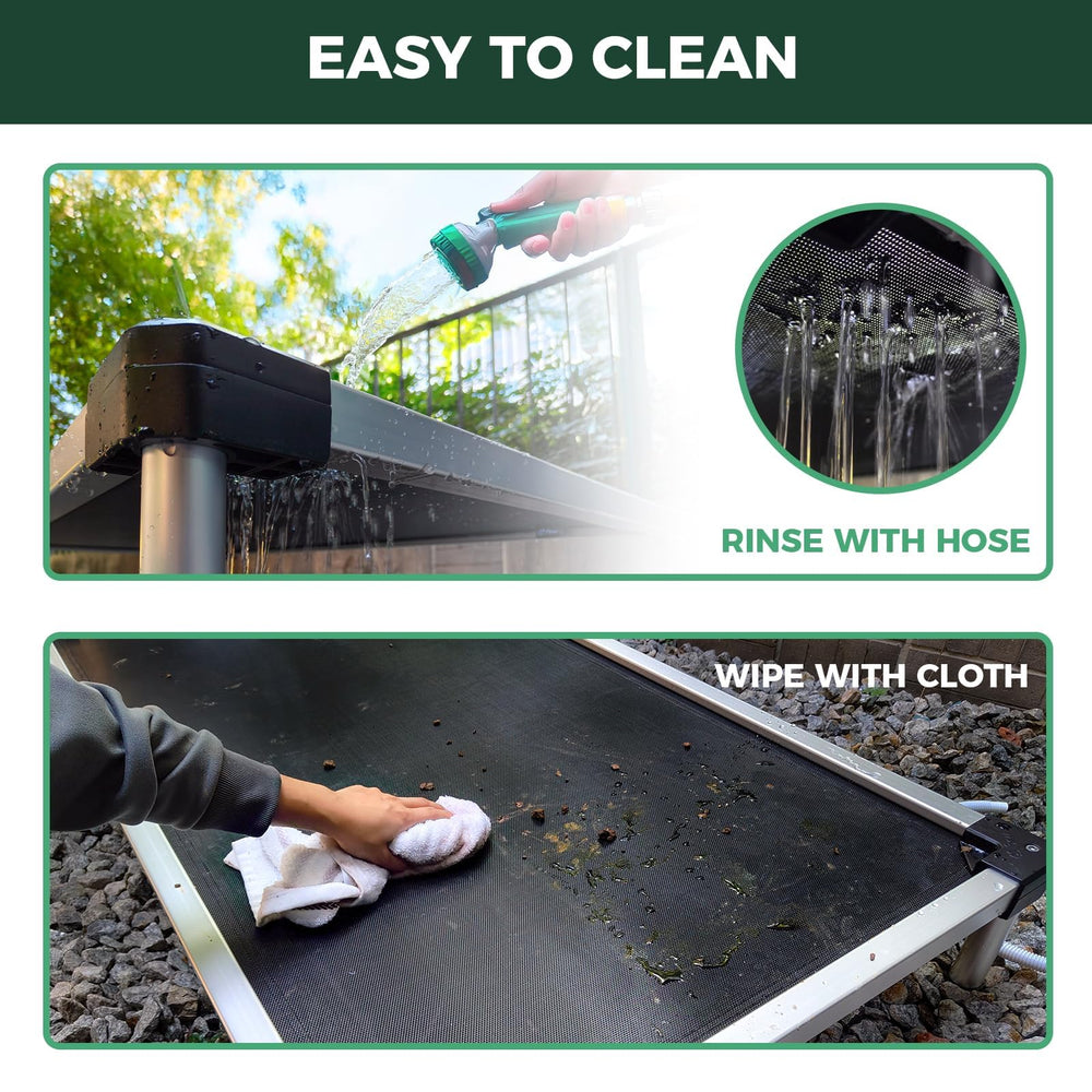 FXW TitanNest elevated height offers gentle joint support for puppies and seniors.