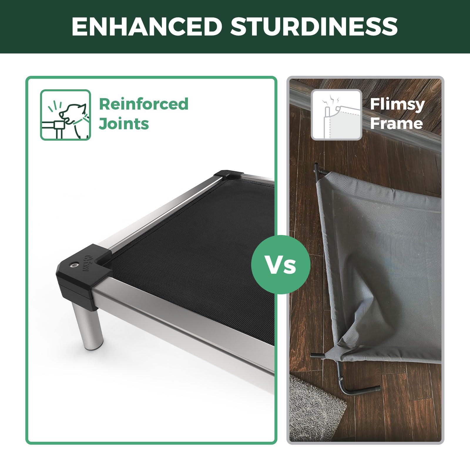 FXW TitanNest steel frame delivers rock-solid stability on all surfaces.