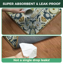 FXW anti-slip backing on pad keeps it securely in place during play