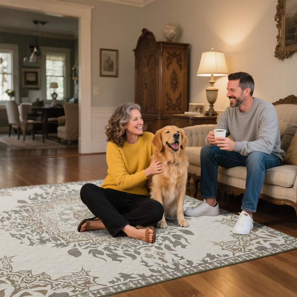 FXW Washable Pee Pad features a waterproof TPU shield to protect floors and your space.