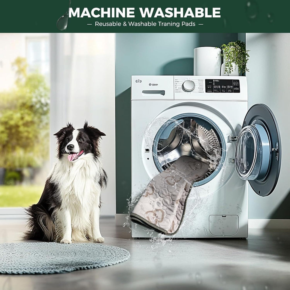 FXW Washable Pee Pads feature anti-slip backing to stay in place during play.