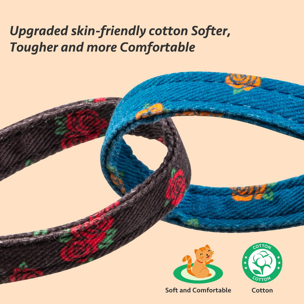 FYEQYAOU adjustable cat collar spanning 7 to 11.5 inches fits most cats