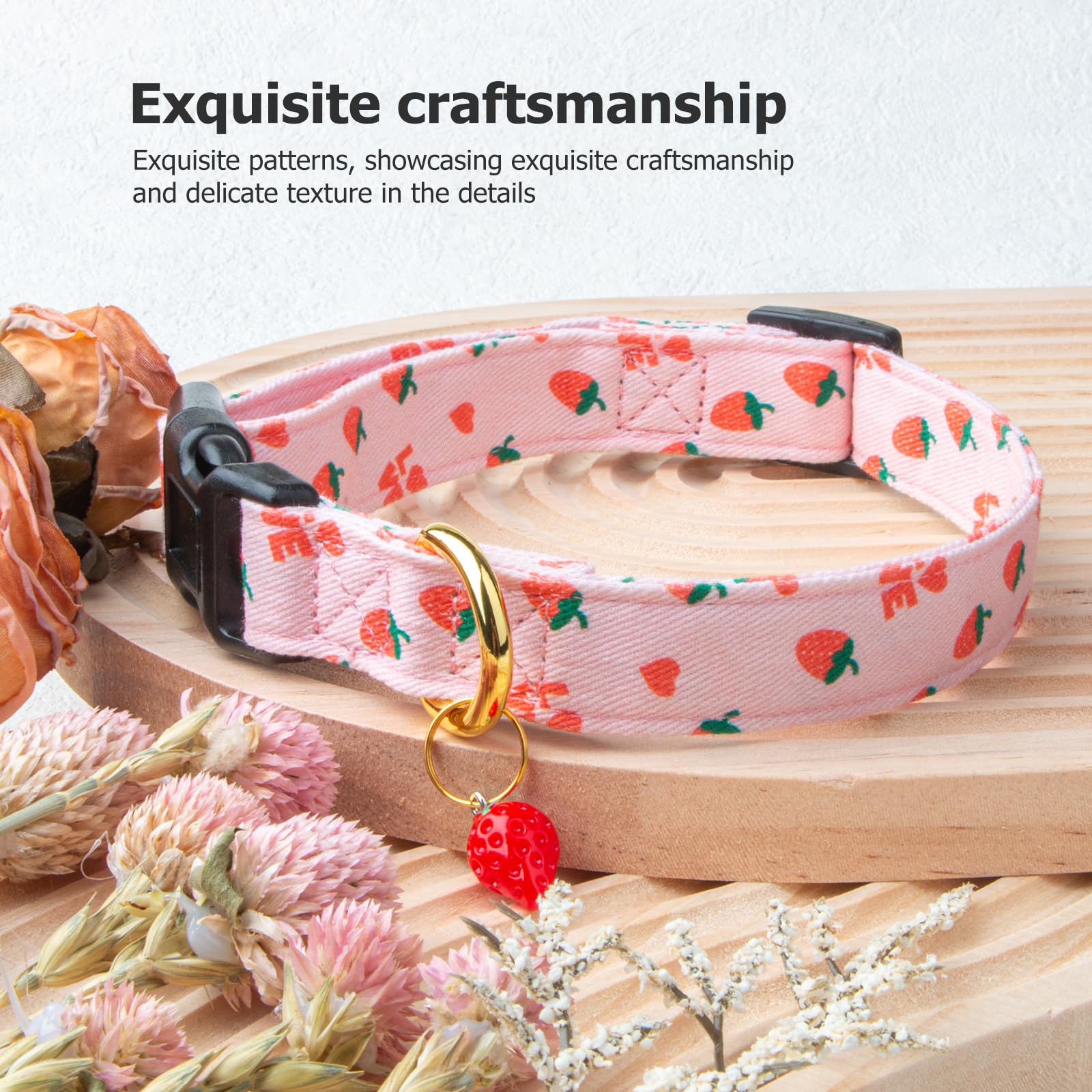 Exclusive design on FYEQYAOU collar helps your dog stand out on outings.