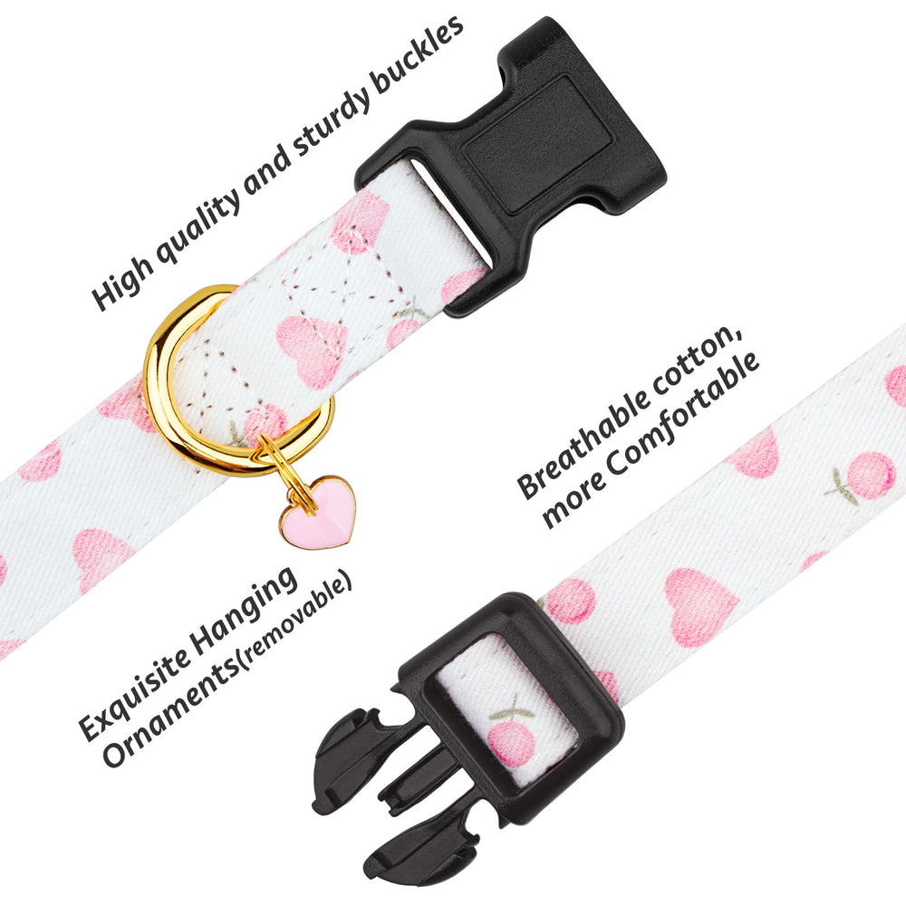 FYEQYAOU soft double-cotton collar shows breathable weave for dogs.