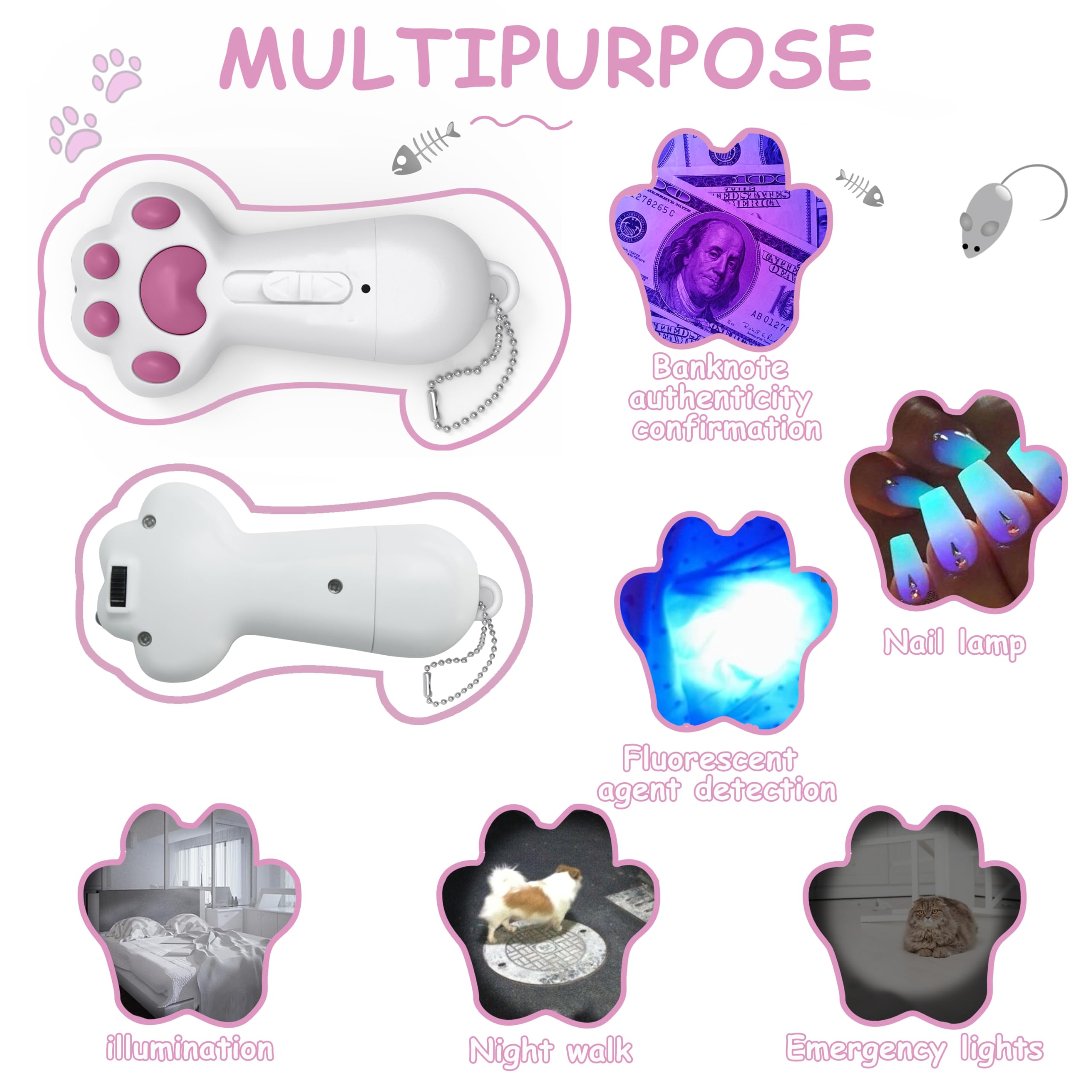 FYNIGO indoor pet play toy encourages chasing and interactive activity for cats and dogs.